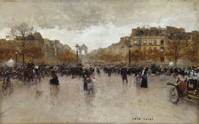 Rond Point des Champs-Élysées, Paris - Luigi Loir