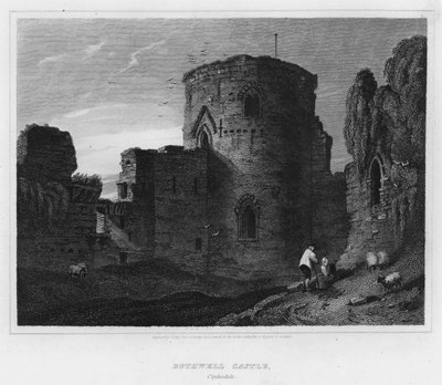 Château de Bothwell, Clydesdale (gravure) - Luke (after) Clennell