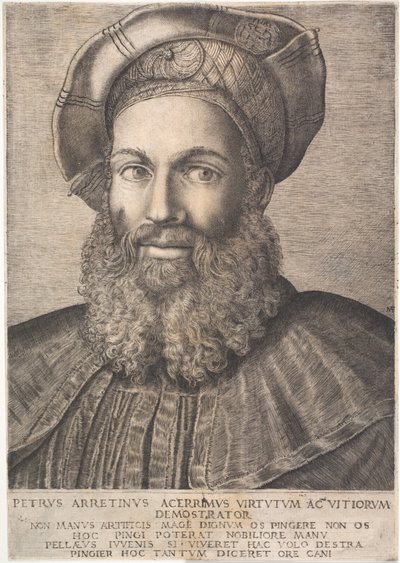 Pietro Aretino - Marcantonio Raimondi