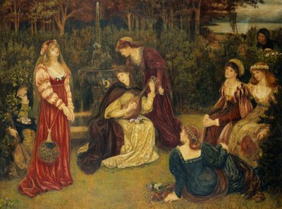 Fiammetta chantant - Marie Spartali Stillman