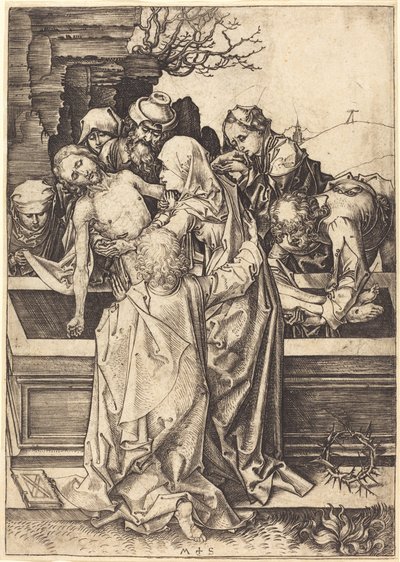 Mise au tombeau - Martin Schongauer