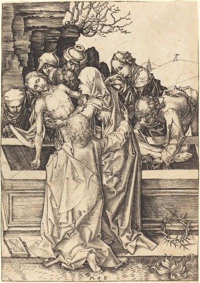 Mise au tombeau - Martin Schongauer