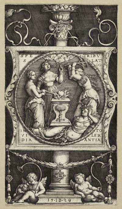 Ex-libris de Willibald Pirckheimer - Master I.B.