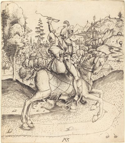 Chevalier et dame à cheval - Master MZ