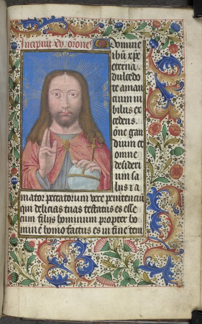 Le Christ bénissant - Master of the Dresden Prayer Books