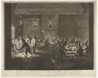 Salle de garde avec des singes, vers 1720 - Matthijs Pool