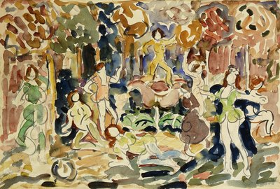 Figures dansantes, c.1910-13 - Maurice Brazil Prendergast