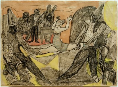 Club de nuit à New York - Max Beckmann