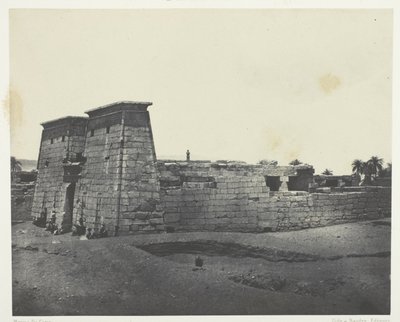 Karnak, Temple de Khons; Thèbes - Maxime Du Camp