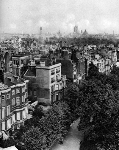 Maisons le long de Queens Walk, Green Park, Londres, 1926-1927 - McLeish