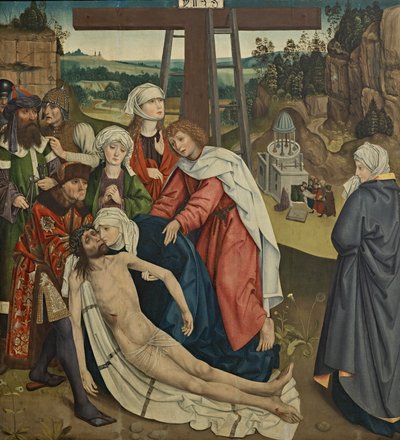 La lamentation du Christ - Meister des Schottenaltars