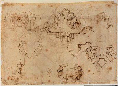 Études pour fortifications - Michelangelo Buonarroti