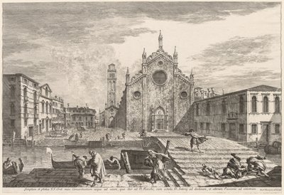 Vues de Venise: Campo dei Frari, 1741 - Michele Marieschi