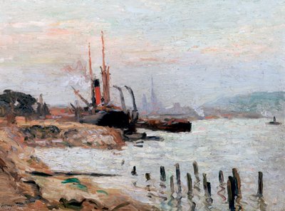 La Seine à Rohen, vers 1898-1942 - Narcisse Guilbert