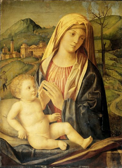 Vierge et Enfant - Nicolò Rondinello (attributed to)