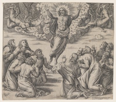 La Transfiguration, après Raphaël - Nicolas Beatrizet