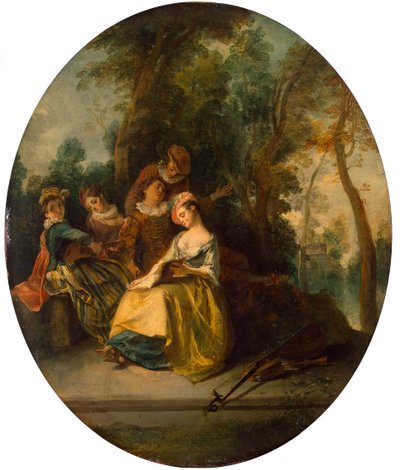 Concert dans le parc, 1738 - Nicolas Lancret