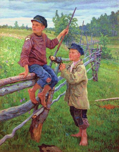 Garçons de campagne, 1936 - Nikolai Petrovich Bogdanov Belsky