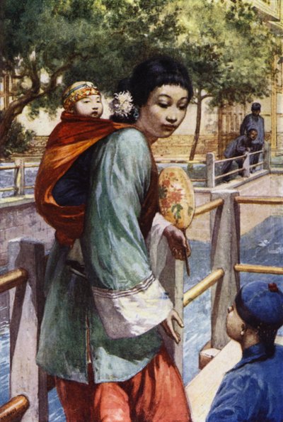 Chine : Fille et bébé - Norman Hardy