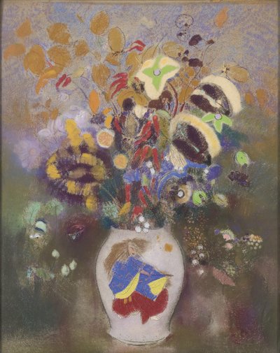 Vase au guerrier japonais, 1905-1908 - Odilon Redon