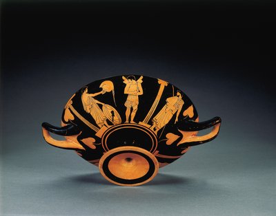 Kylix attique à figures rouges, vers 470 av. J.-C. - Oedipus Painter