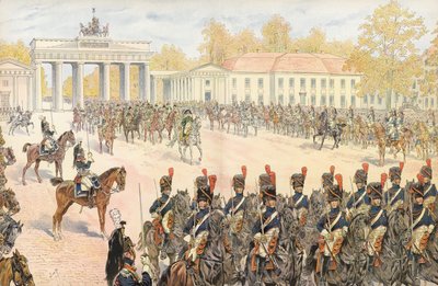 Napoléon entrant triomphalement à Berlin - Onfray de Breville Job