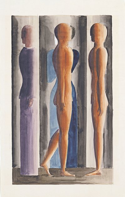 Formation. Tri-partition, 1926 - Oskar Schlemmer