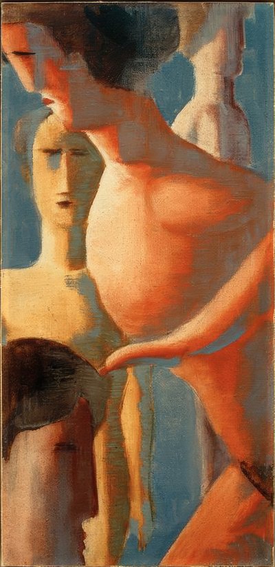 Petite Composition II, Groupe jaune-rouge - Oskar Schlemmer