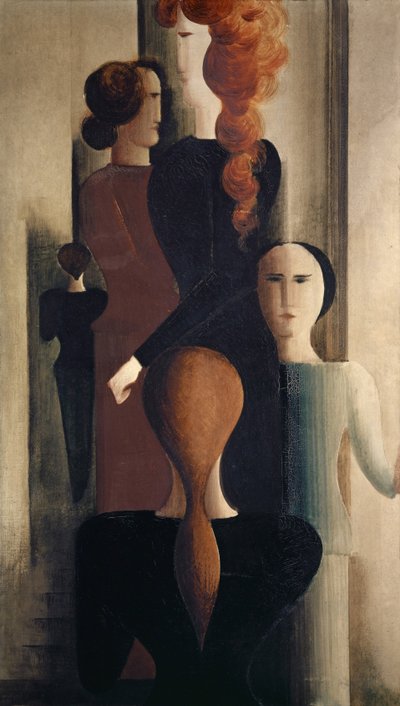 Femmes sur un escalier - Oskar Schlemmer