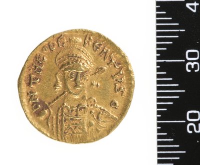 Pièce de monnaie (avers) c.534-548 - Ostrogothic Ostrogothic