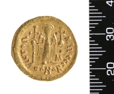 Pièce de monnaie (revers) c.534-548 - Ostrogothic Ostrogothic