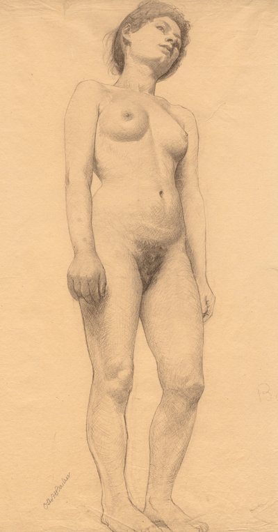 Nu féminin debout, probablement 1878-79 - Otto H. Bacher