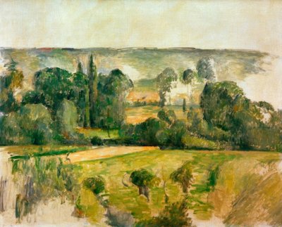 Campagne et coteau, près de Médan - Paul Cézanne