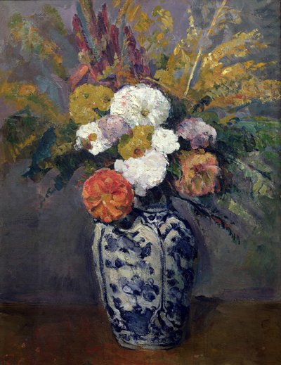 Dahlias, vers 1873 - Paul Cézanne