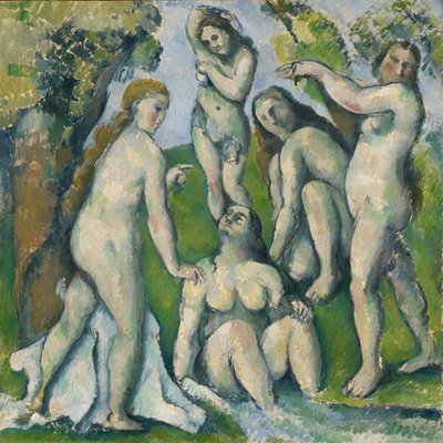 Cinq baigneurs, 1885-87 - Paul Cézanne