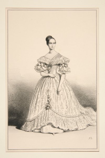 La Princesse Hélène, Duchesse d - Paul Gavarni