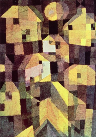 Composition abstraite de maisons - Paul Klee