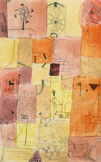 Ville des Enfants avec Moulin à Vent - Paul Klee