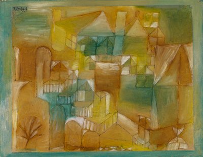 Façade brun-vert - Paul Klee