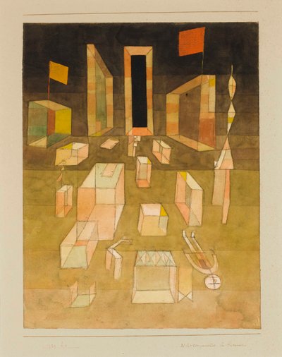 Nichtcomponiertes im Raum - Paul Klee