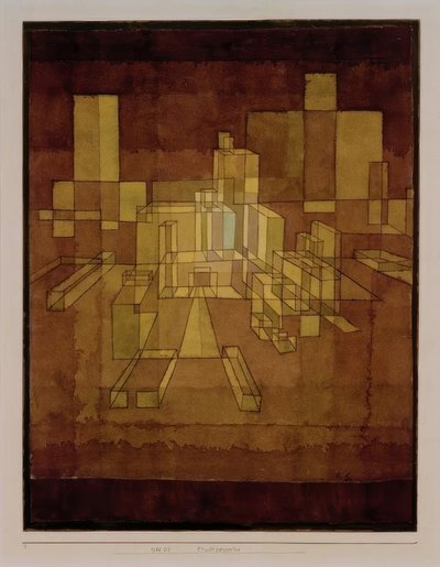 Perspective de la ville - Paul Klee