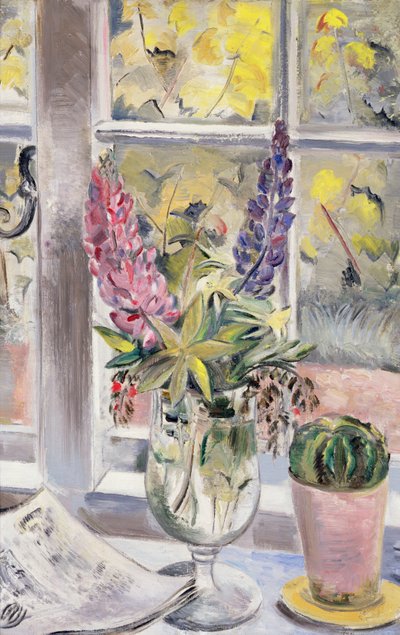 Lupins et cactus - Paul Nash