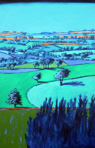 Paysage bleu - Paul Powis