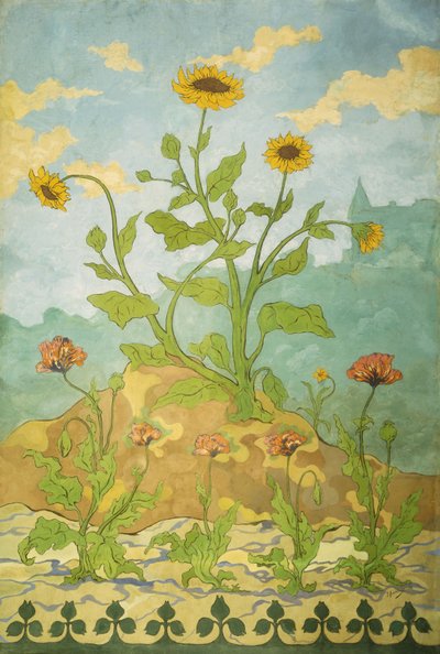 Tournesols et Coquelicots, 1899 - Paul Elie Ranson