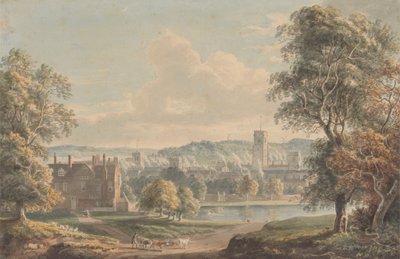 Ipswich depuis les jardins du manoir de Christchurch - Paul Sandby