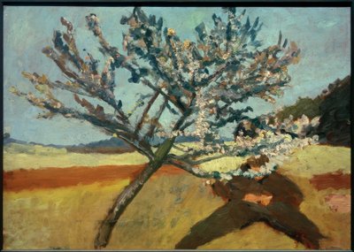 P.Modersohn-Becker, Homme couché sous un arbre en fleurs - Paula Modersohn Becker