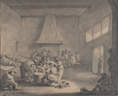 Scène de salle de garde, vers 1700 - Peeter Bout