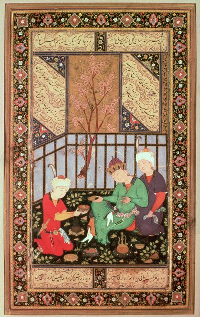 Cérémonie du thé, 1560-70 - Persian School