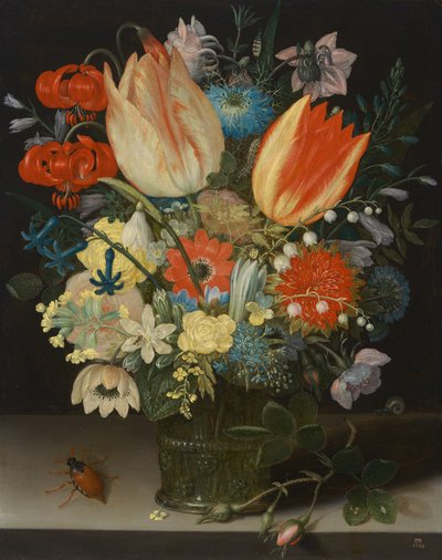 Nature morte avec tulipes, 1623 - Peter Binoit