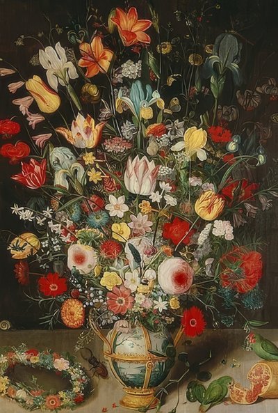 Vase avec fleurs - Peter Binoit